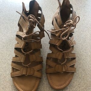 Tan sandals